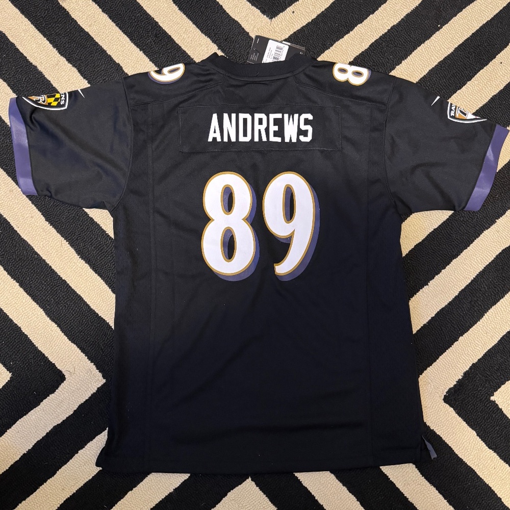 NWT Youth Boys NFL Ravens Jersey #89 Mark Andrews XL - Picture 2 of 3